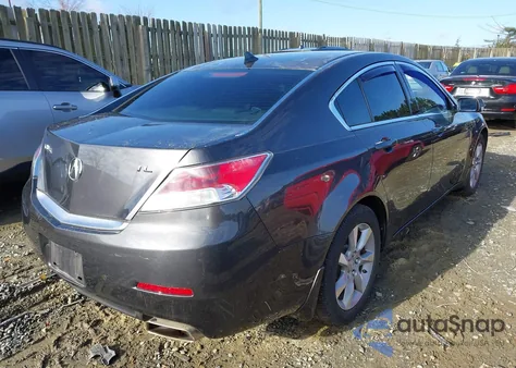 2012 Acura Tl 3.5 из США, поврежденный, VIN 19UUA8F22CA015900